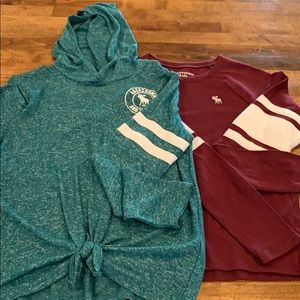 Two Kids Abercrombie shirts